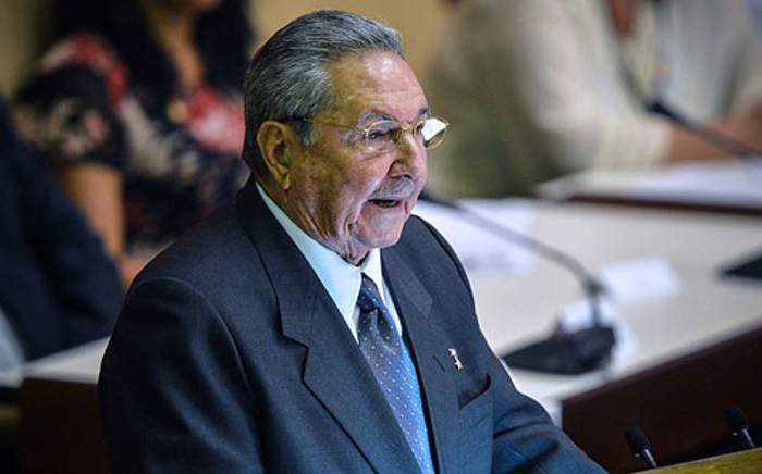 Cuban re-elected President Raul Castro delivers a speech during the new National Assembly meeting in Havana on 24 February 2013. Picture: AFP
