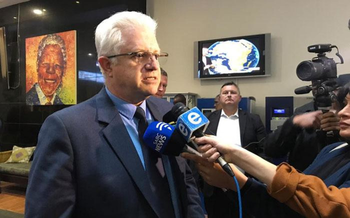 Western Cape MEC for Economic Opportunities Alan Winde at a DA briefing on 19 September 2018. Picture: Cindy Archillies/EWN
