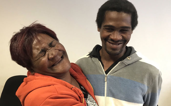 FILE: Jane Daniels was reunited with her son Denzil after six years on 28 June 2019.  The mentally challenged man vanished without a trace in 2019. Picture: Lauren Isaacs/EWN.