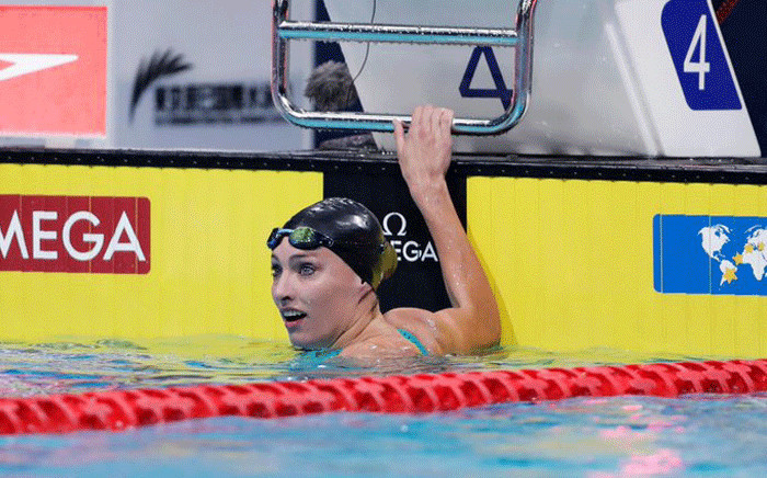 South Africa's Tatjana Schoenmaker at the FINA Swimming World Cup on 2 August 2019. Picture: @fina1908/Twitter.