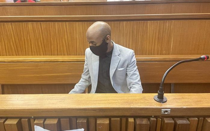 Ntuthuko Shoba appeared in the Johannesburg high court on Tuesday, 25 January for the second day of trial for the murder of Tshegofatso Pule. Picture: Kgomotso Modise/EWN.