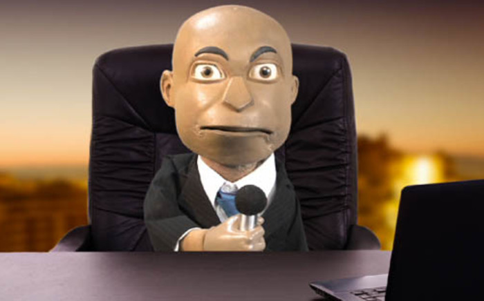Chester Missing the puppet political analyst. Picture: Supplied