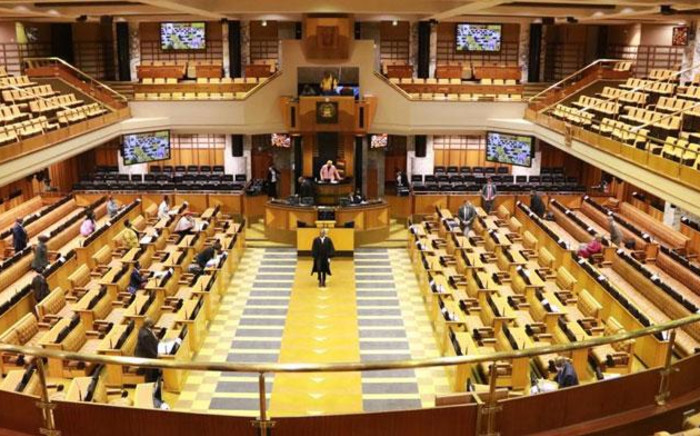 FILE: A National Assembly hybrid plenary sitting in line with COVID-19 regulations on 27 August 2020. Picture: @ParliamentofRSA/Twitter