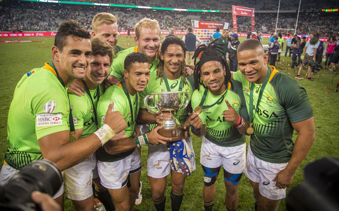 The Blitzbokke now join Fiji at the top of the World Series log. Picture: Aletta Harrison/EWN.