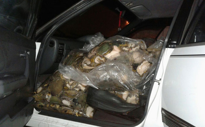 A total of 5626 units of shucked abalone worth R800,000 were confiscated by the police. Picture: Saps.