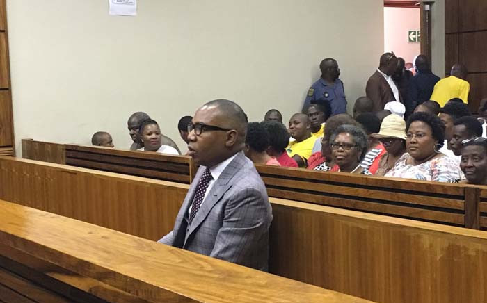 FILE: Former Higher Education Deputy Minister Mduduzi Manana at the Randburg Magistrates Court on 13 November 2017 for sentencing in his assault case. Picture: Hitekani Magwedze/EWN
