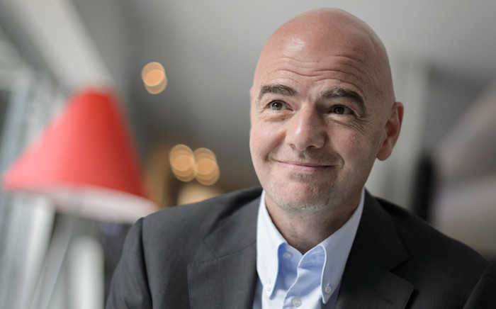 Italy's Gianni Infantino in Zurich. Picture: AFP.