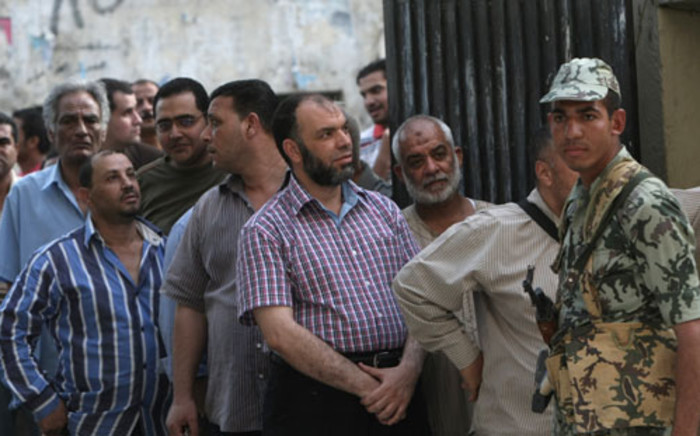 Egyptians wait to cast their votes. Picture: AFP