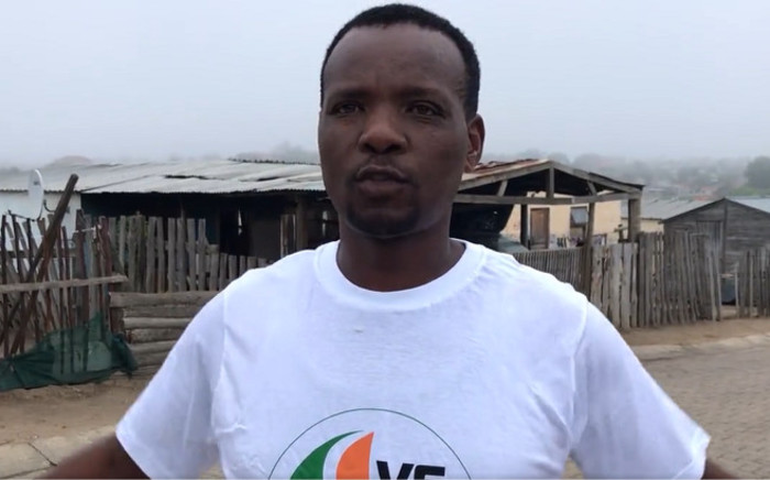 Freedom Front Plus (FF Plus) ward councillor candidate in George Zwai Ntaka. Picture: Kevin Brandt/Eyewitness News.