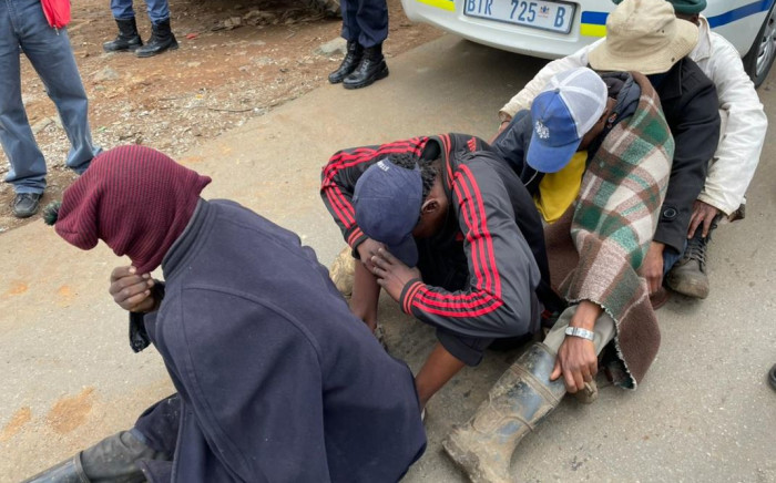 Five people have been arrested in Lapland for not having documentation. Police are were there after the discovery of five bodies on 19 January 2022 along the Golden Highway. It's understood the people who were killed were copper thieves who also work in Lapland. Picture: Kgomotso Modise /Eyewitness News