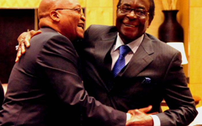 President Robert Mugabe (right). Picture:GCIS