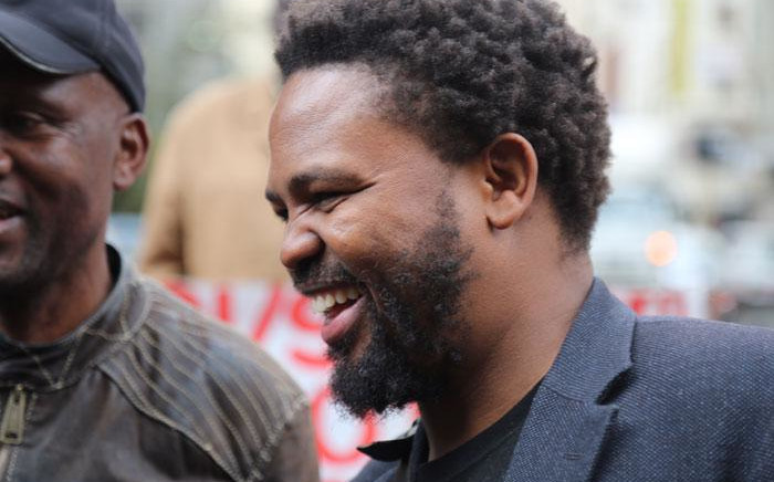 Black First Land First leader Andile Mngxitama. Picture: Christa Eybers/EWN.
