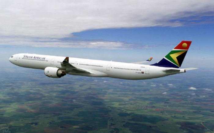 FILE: South African Airways plane. Picture: AFP.