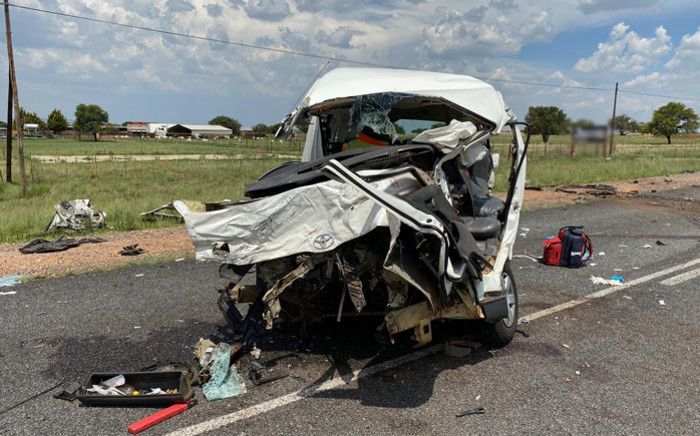 The scene of an accident near Potchefstroom on 21 December 2019. Picture: @ER24EMS/Twitter