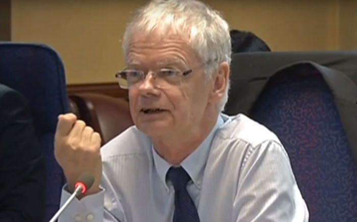 FILE: A screengrab of Willie Hofmeyr giving evidence at the Mokgoro Inquiry on 11 February 2019.