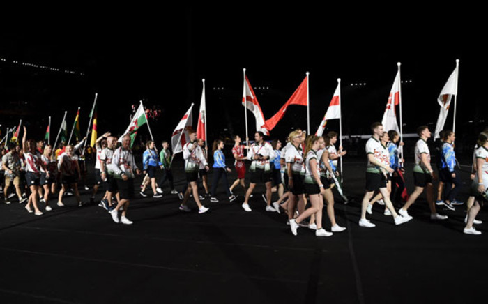FILE: Athletes arrive for the closing ceremony of the 2018 Gold Coast Commonwealth Games at the Carrara Stadium on the Gold Coast on 15 April 2018. Picture: Ye Aung Thu/AFP