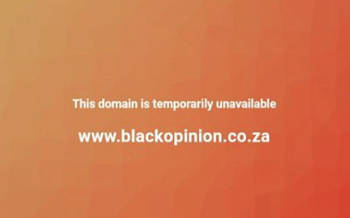 The Black Opinion website was shut down by the Internet Services' Provider Association. Picture: facebook.com