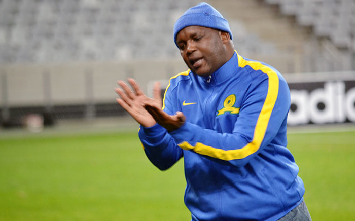 FILE: Sundowns coach Pitso Mosimane reacts during a game. Picture: Abed Ahmed/EWN