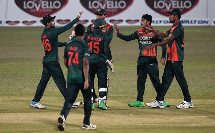 Bangladesh beat the West Indies by 120 runs in the third one-day international in Chittagong on 25 January 2021 to sweep the series 3-0. Picture: @ICC/Twitter.