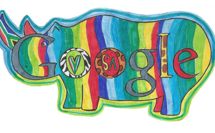 A google doodle by Kayleigh Breytenbach of Sabie Preparatory School. Picture: Google.