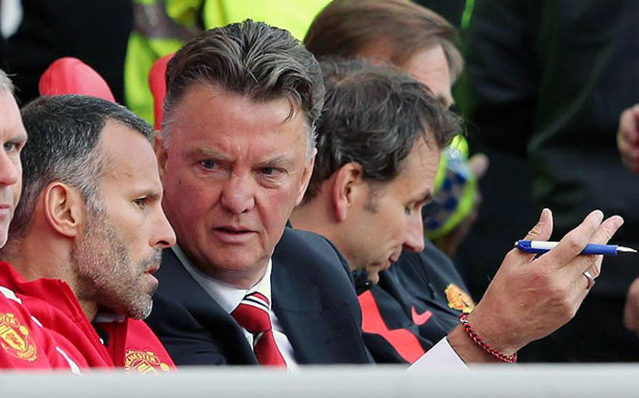 Manchester United manager Louis van Gaal and his assistant Ryan Giggs. Picture: Manchester United/Facebook.