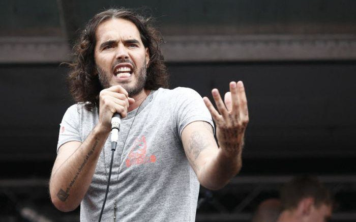 British actor and comedian Russell Brand, who is being investigated for claims of rape, sexual assaults and emotional abuse over a seven-year period, which the 48-year-old has denied. Picture: JUSTIN TALLIS / AFP