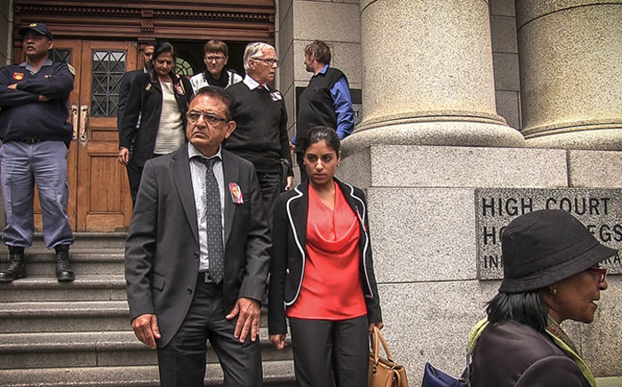 FILE: Anni Hindocha Dewani's father and relatives leaving the Western Cape High Court. Picture: Thomas Holder/EWN.