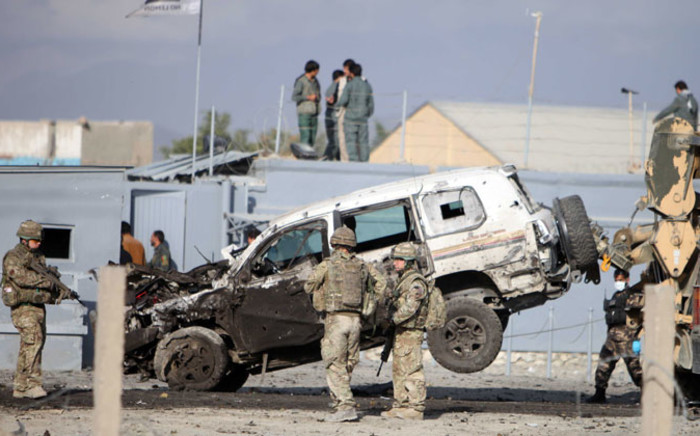 FILE: The Taliban claimed responsibility for the attack on the EU Police Mission in Afghanistan.