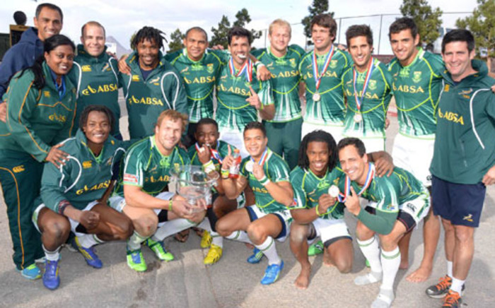 FILE: The Blitzbokke ended top in Pool B after defeating Wales, America, Samoa and Kenya on day one. Picture: Sapa.