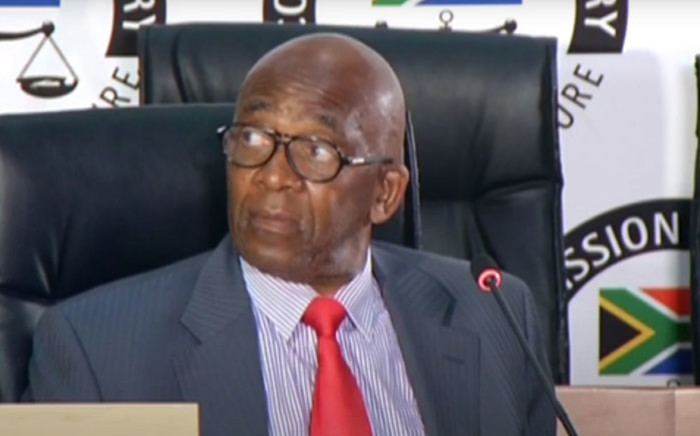 A screengrab shows former Eskom chair Zola Tsotsi at the state capture inquiry on 8 September 2020. Picture: SABC Digital/YouTube
