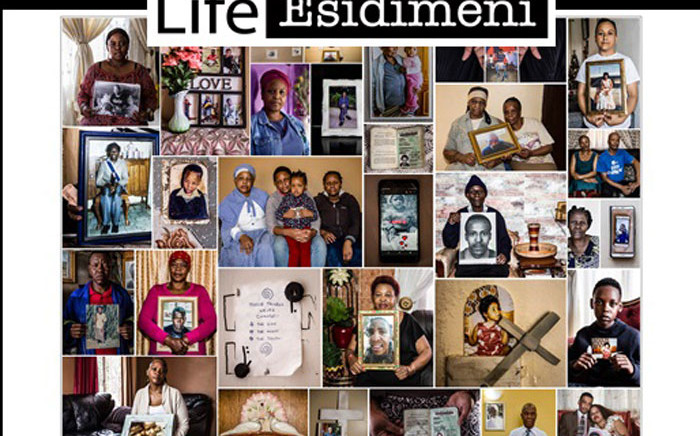 A collage of the families of the victims of the Life Esidimeni tragedy with pictures of the loved ones that they lost. Picture: @LifeEsidimeni/Twitter