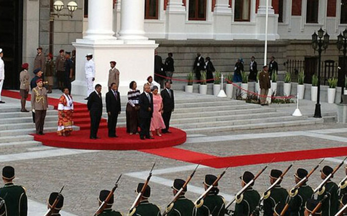 President Jacob Zuma and his deputy Kgalema Motlanthe during the State of the Nation Address on 14 February 2013. Picture: Regan Thaw/EWN