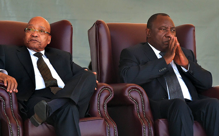 FILE: Former President Jacob Zuma and President Cyril Ramaphosa. Picture: GCIS.