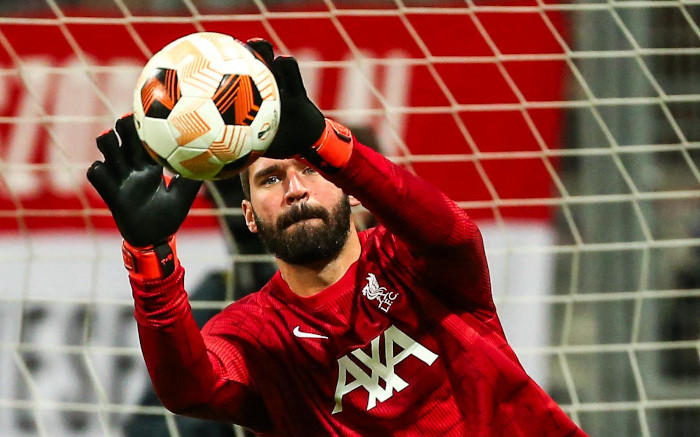 Liverpool's Alisson and Jota face spell on sidelines