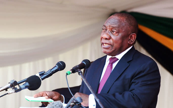 Image result for Crowd Boos Ramaphosa At Mugabe’s Funeral Over Xenophobic Attacks