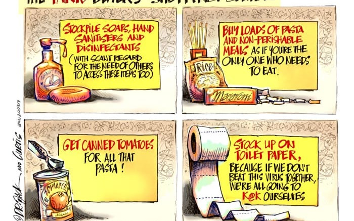 CARTOON: Panic Shopper’s Guide