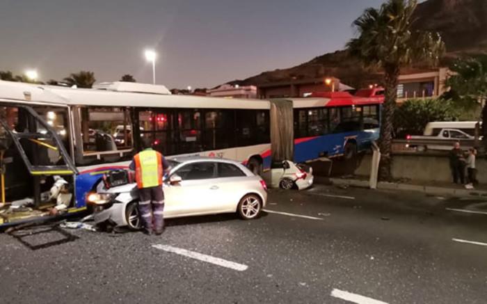 MyCiTi bus crash on Nelson Mandela Boulevard a freak accident - CoCT's Quintas - EWN