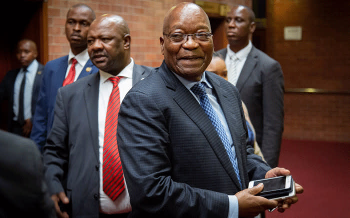 Zuma thanks SA after calling in sick ahead of State 