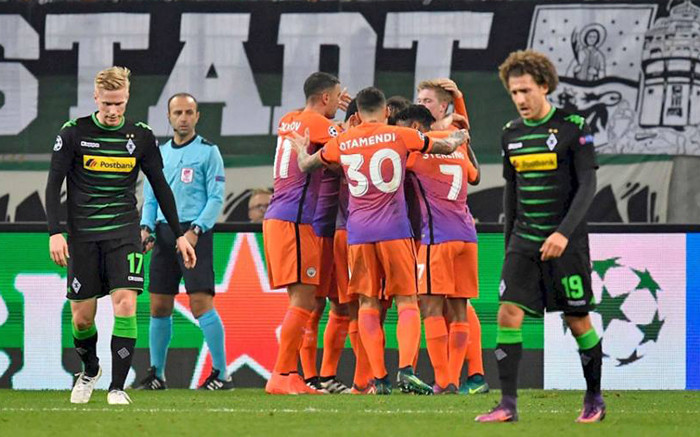 Man City reach knockout stage with draw at Gladbach