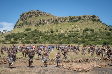 Conmemoración de la batalla de Isandlwana en Nquthu, norte de KZN, el 21 de enero de 2023. Imagen: Eyewitness News/Jacques Nelles