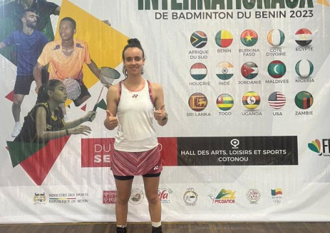 South Africa's badminton player Nita Scholtz. Picture: Badminton South Africa/Facebook.