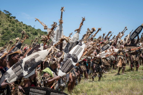 Conmemoración de la batalla de Isandlwana en Nquthu, norte de KZN, el 21 de enero de 2023. Imagen: Eyewitness News/Jacques Nelles