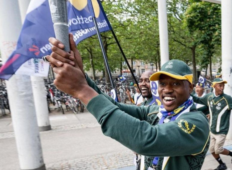 Special Olympics SA athletes in Germany for the World Games. Picture: Niklas Richter/Supplied.