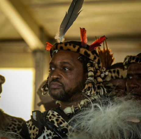 King Misuzulu kaZwelithini at his coronation in Nongoma on 20 August 2022. Picture: Xanderleigh Makhaza/Eyewitness News