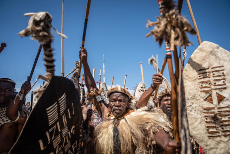 Conmemoración de la batalla de Isandlwana en Nquthu, norte de KZN, el 21 de enero de 2023. Imagen: Eyewitness News/Jacques Nelles