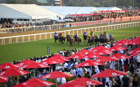 Durban July 2015 race where Power King Jockey won. Picture: Vodacom Durban July @VodacomDbnJuly.