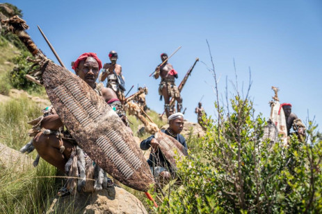 Conmemoración de la batalla de Isandlwana en Nquthu, norte de KZN, el 21 de enero de 2023. Imagen: Eyewitness News/Jacques Nelles