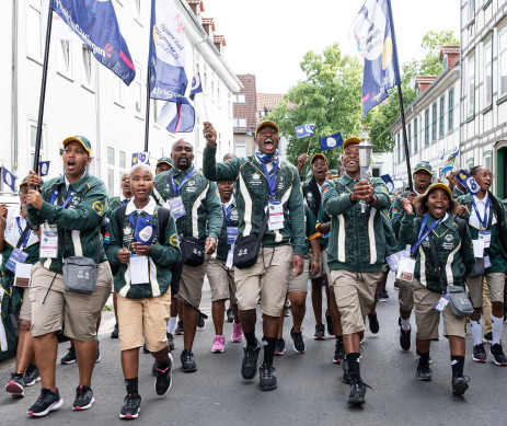 Team SA at the Special Olympics World Games in Germany. Photo: Facebook/Special Olympics South Africa