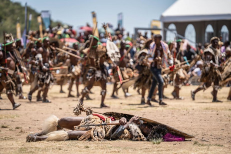   Conmemoración de la batalla de Isandlwana en Nquthu, norte de KZN, el 21 de enero de 2023. Imagen: Eyewitness News/Jacques Nelles