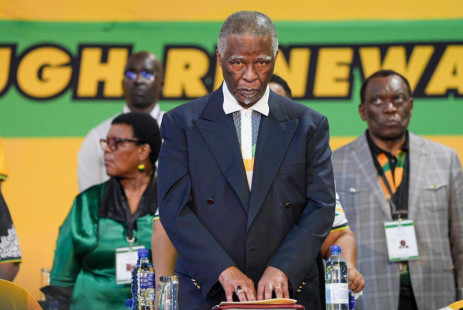 55.ª Conferencia Nacional Electiva del ANC Día 1, Thabo Mbeki.  Imagen: Jacques Nelles/Eyewitness News
